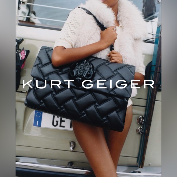 Kurt Geiger Black on Black London Kensington 17 Drench Leather Bag 🖤 - Picture 15 of 15